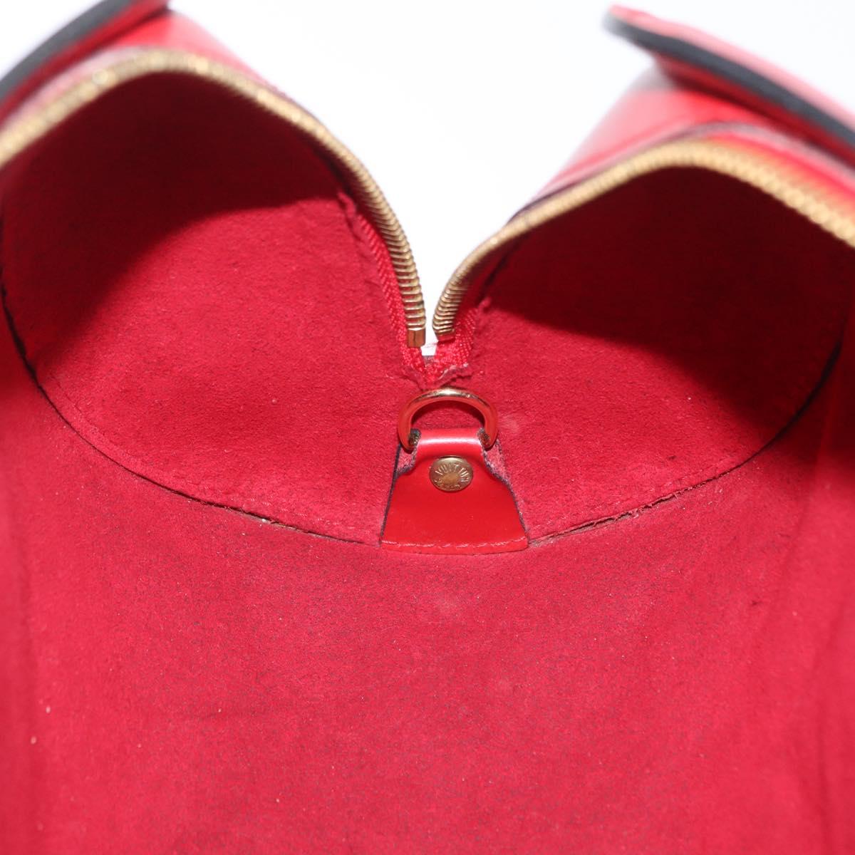 LOUIS VUITTON Epi Soufflot Hand Bag Red M52227 LV Auth 203851V