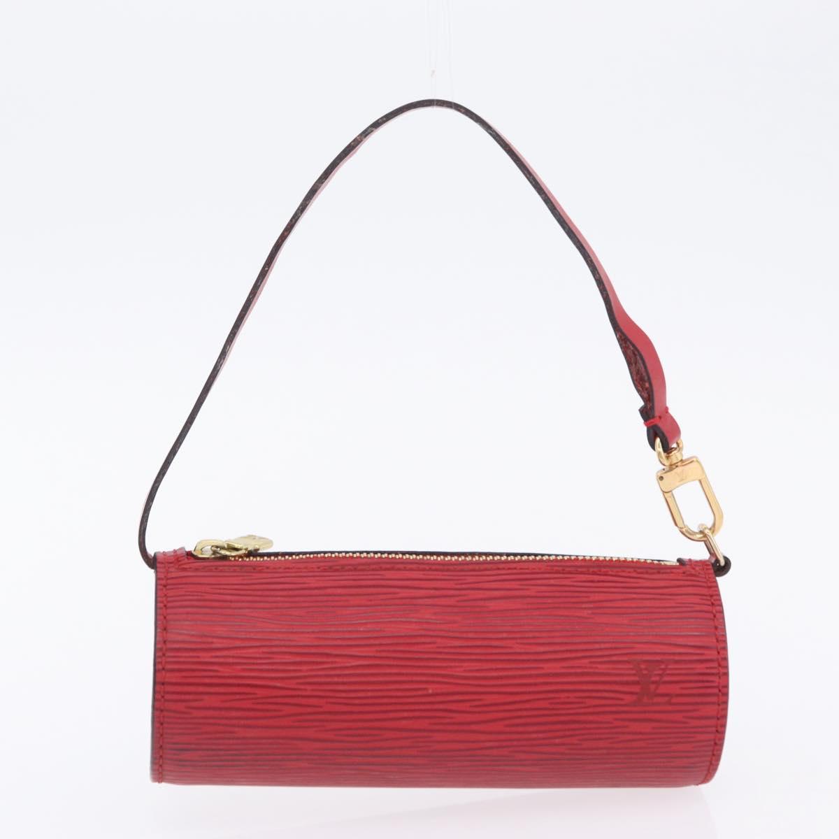 LOUIS VUITTON Epi Soufflot Hand Bag Red M52227 LV Auth 203851V