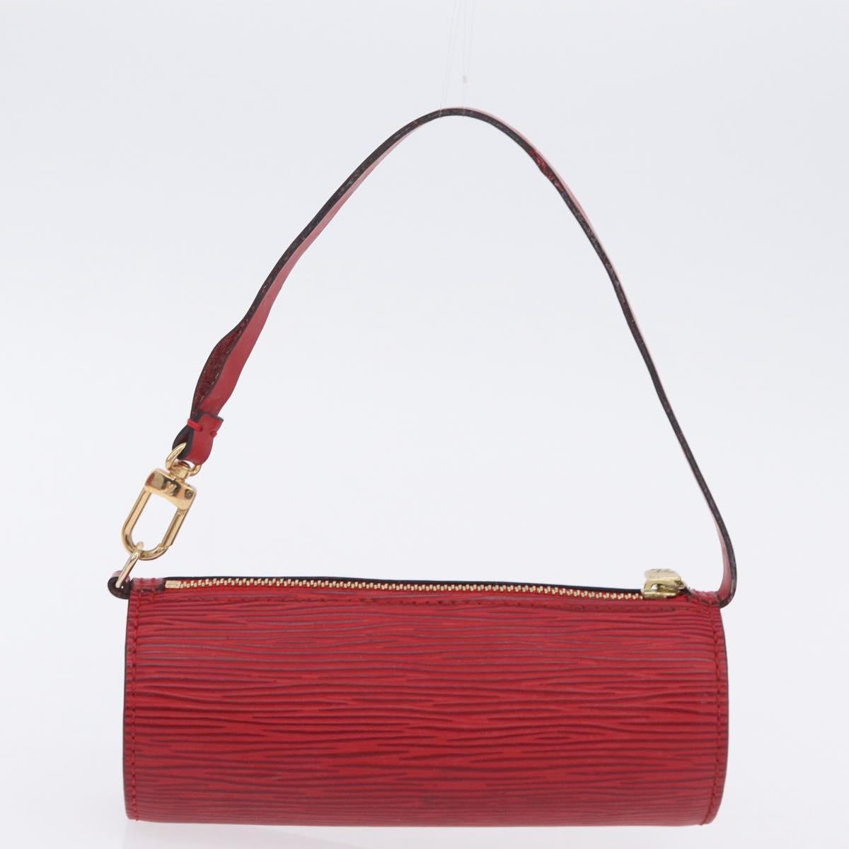 LOUIS VUITTON Epi Soufflot Hand Bag Red M52227 LV Auth 203851V