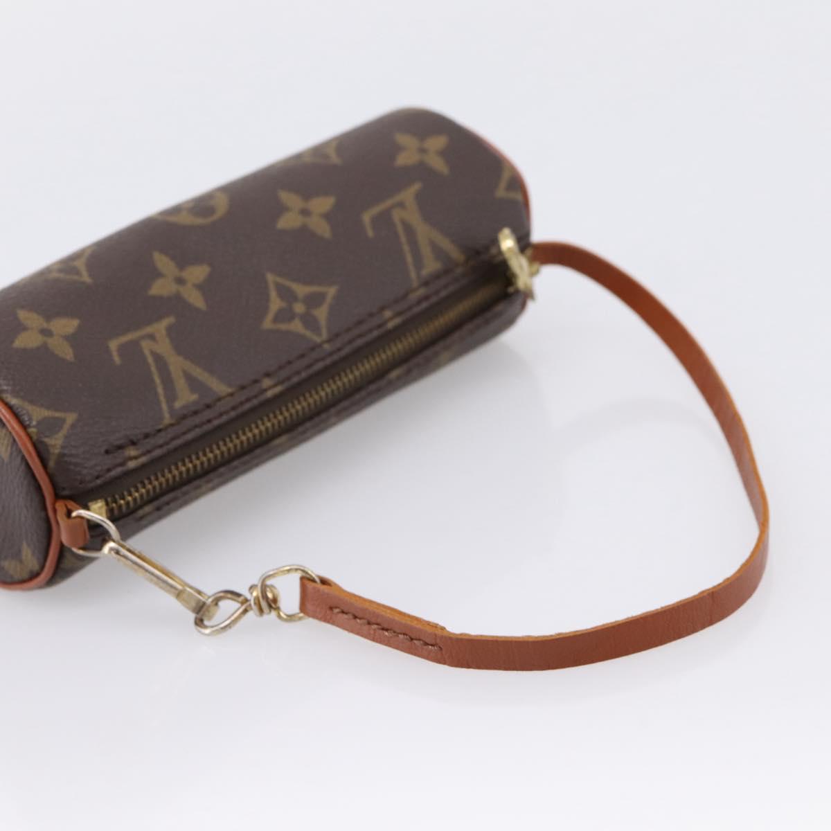 LOUIS VUITTON Monogram Papillon Pouch LV Auth 203854