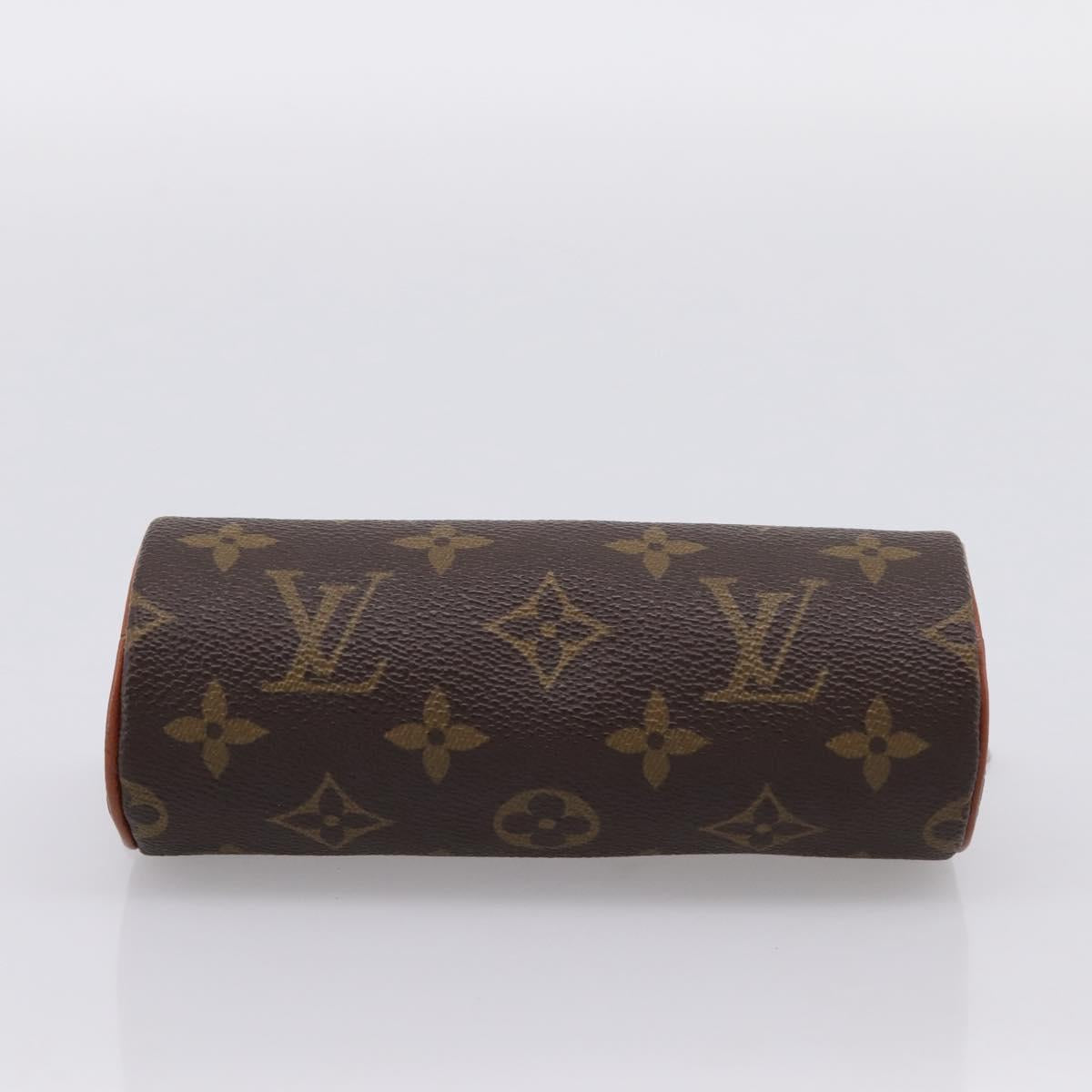 LOUIS VUITTON Monogram Papillon Pouch LV Auth 203854