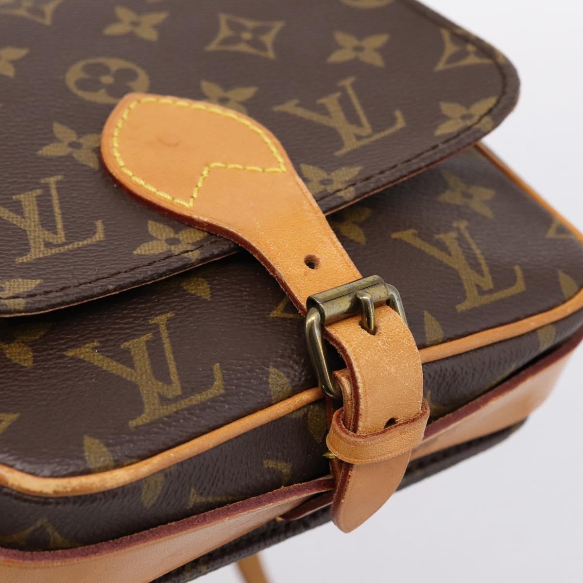 LOUIS VUITTON Monogram Cartouchiere PM Shoulder Bag M51254 LV Auth 203857