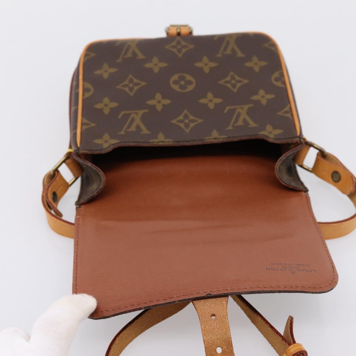 LOUIS VUITTON Monogram Cartouchiere PM Shoulder Bag M51254 LV Auth 203857