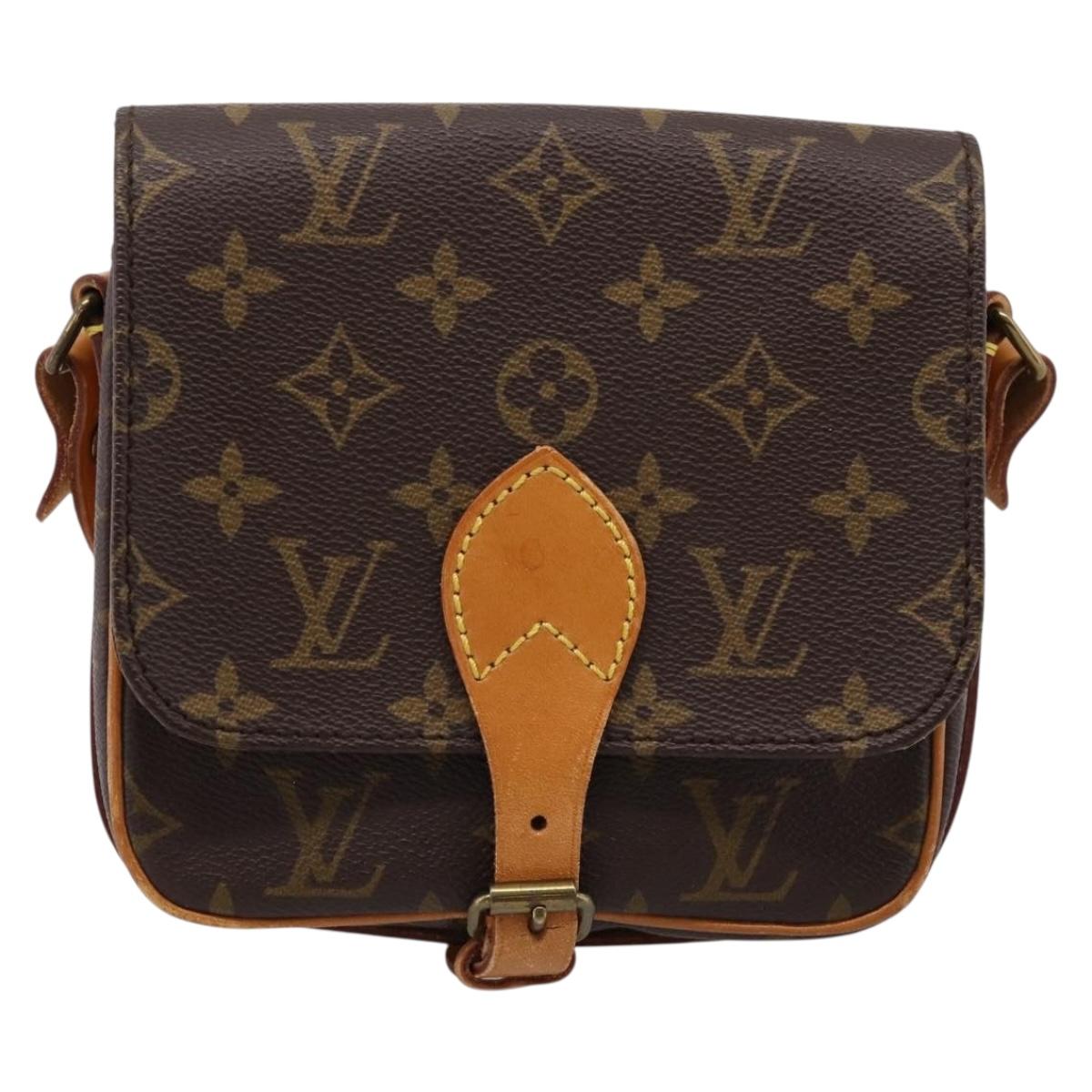 LOUIS VUITTON Monogram Cartouchiere PM Shoulder Bag M51254 LV Auth 203857