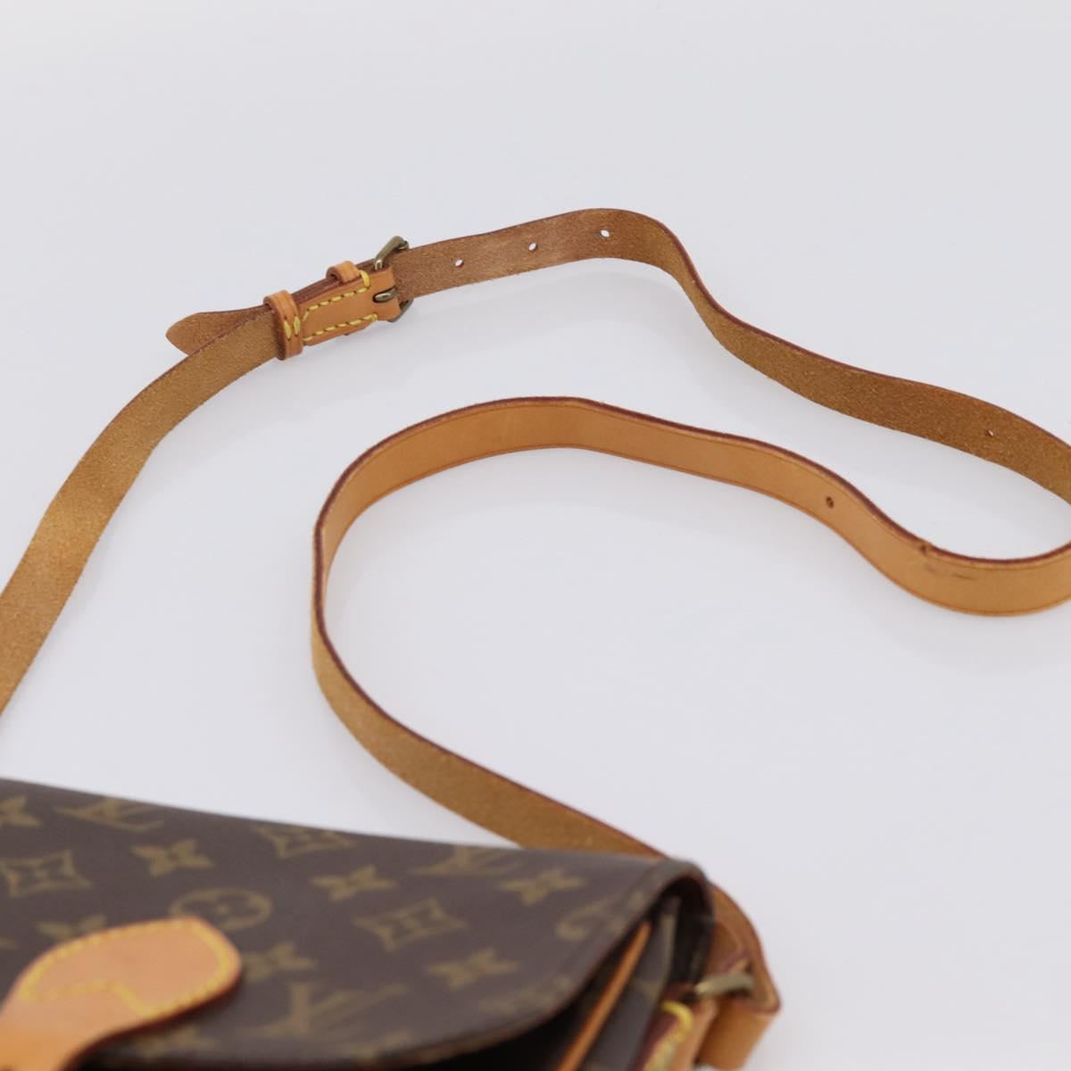 LOUIS VUITTON Monogram Cartouchiere PM Shoulder Bag M51254 LV Auth 203857