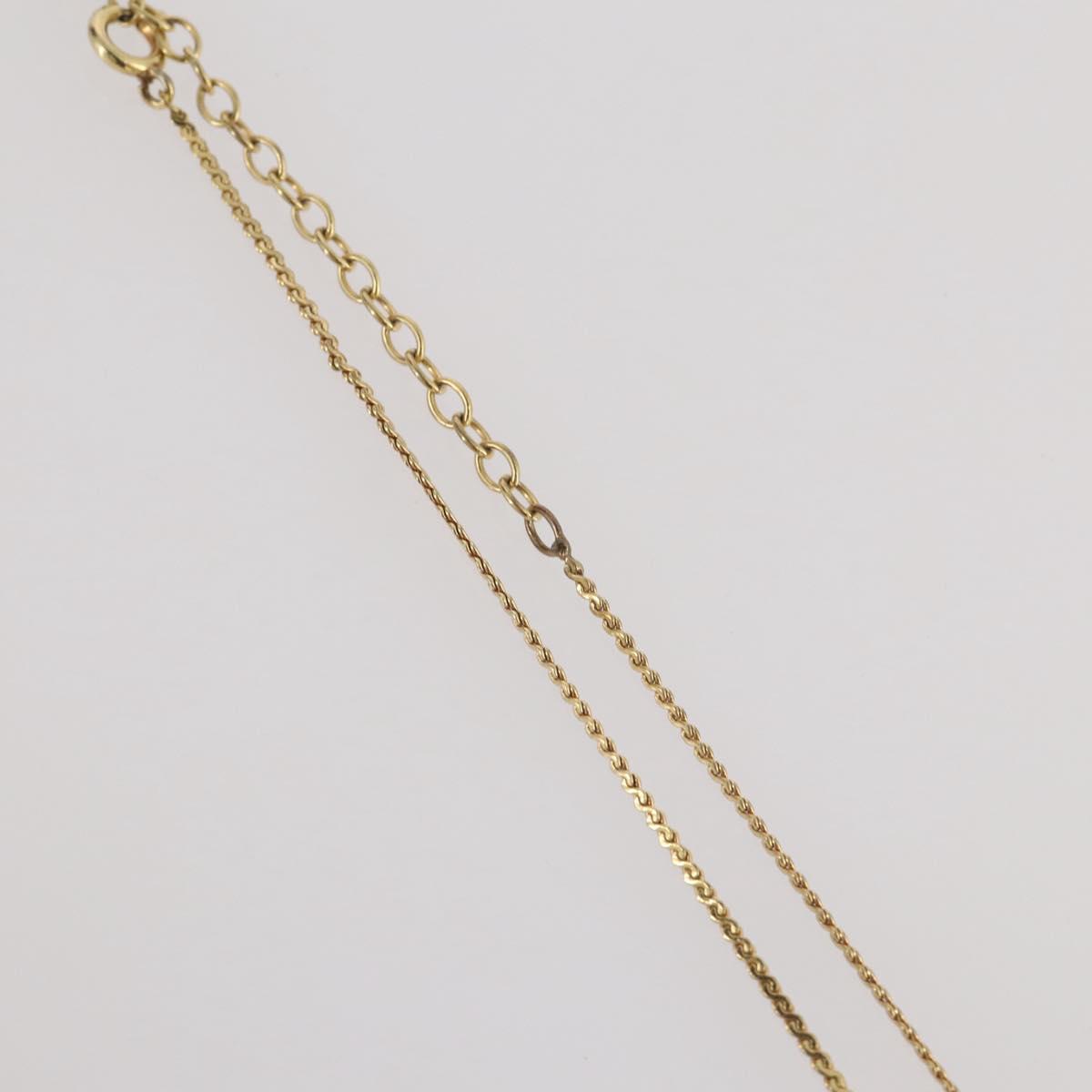 Christian Dior Necklace metal Gold Tone Auth 203859