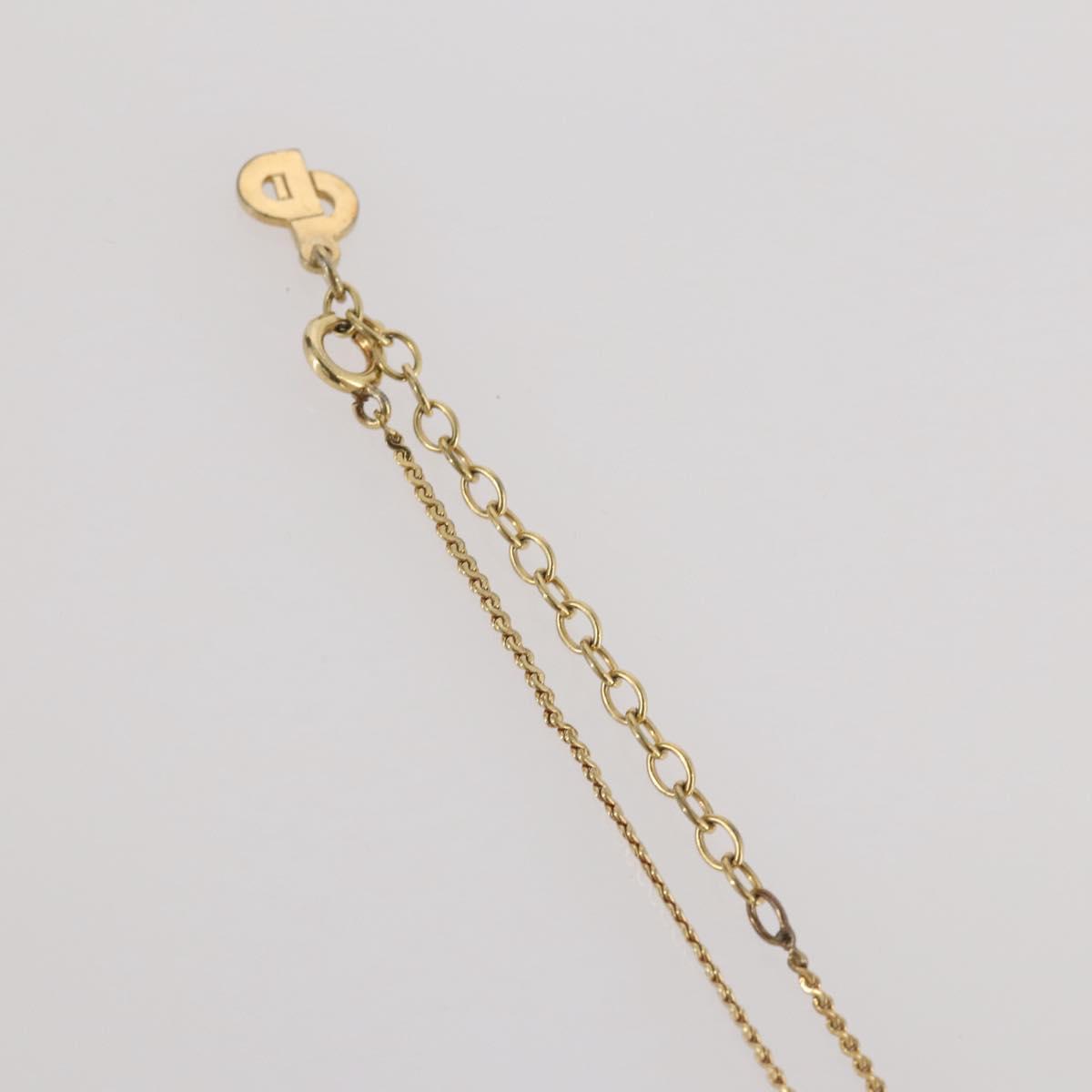 Christian Dior Necklace metal Gold Tone Auth 203859