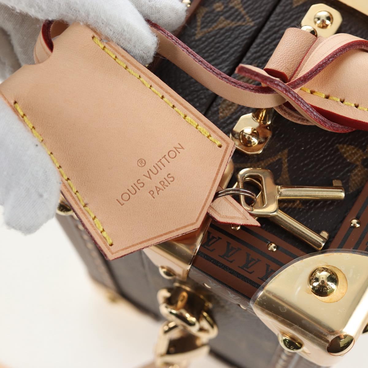 LOUIS VUITTON Monogram Petite Vallees Hand Bag 2way M20468 LV Auth 203861SM