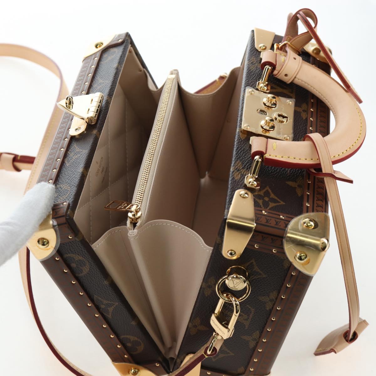 LOUIS VUITTON Monogram Petite Vallees Hand Bag 2way M20468 LV Auth 203861SM