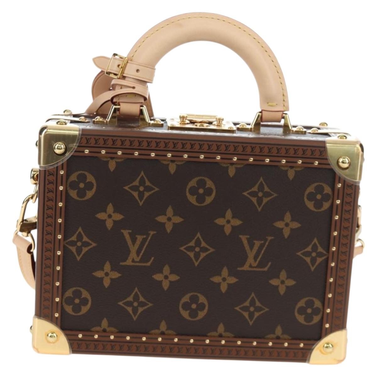 LOUIS VUITTON Monogram Petite Vallees Hand Bag 2way M20468 LV Auth 203861SM
