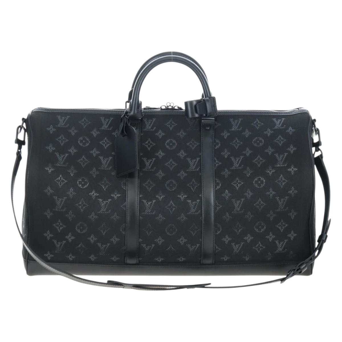 LOUIS VUITTON Monogram light Up Keepall Bandouliere 50 M44770 Auth 203862SM