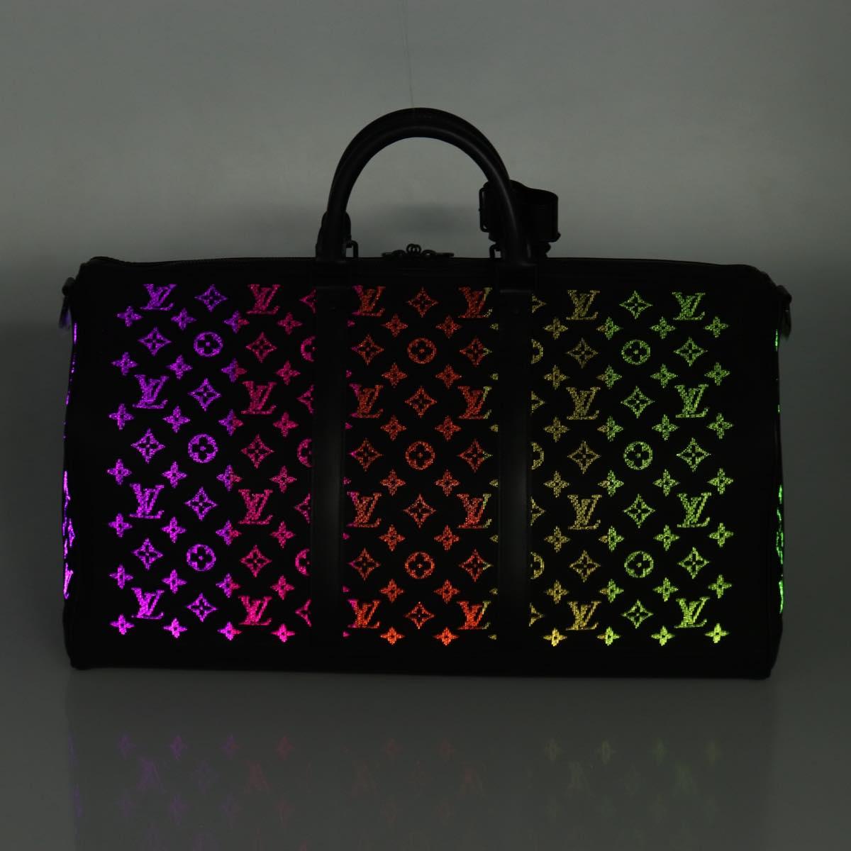 LOUIS VUITTON Monogram light Up Keepall Bandouliere 50 M44770 Auth 203862SM