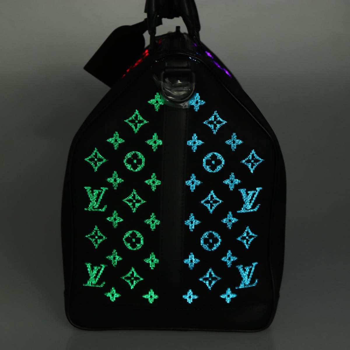 LOUIS VUITTON Monogram light Up Keepall Bandouliere 50 M44770 Auth 203862SM
