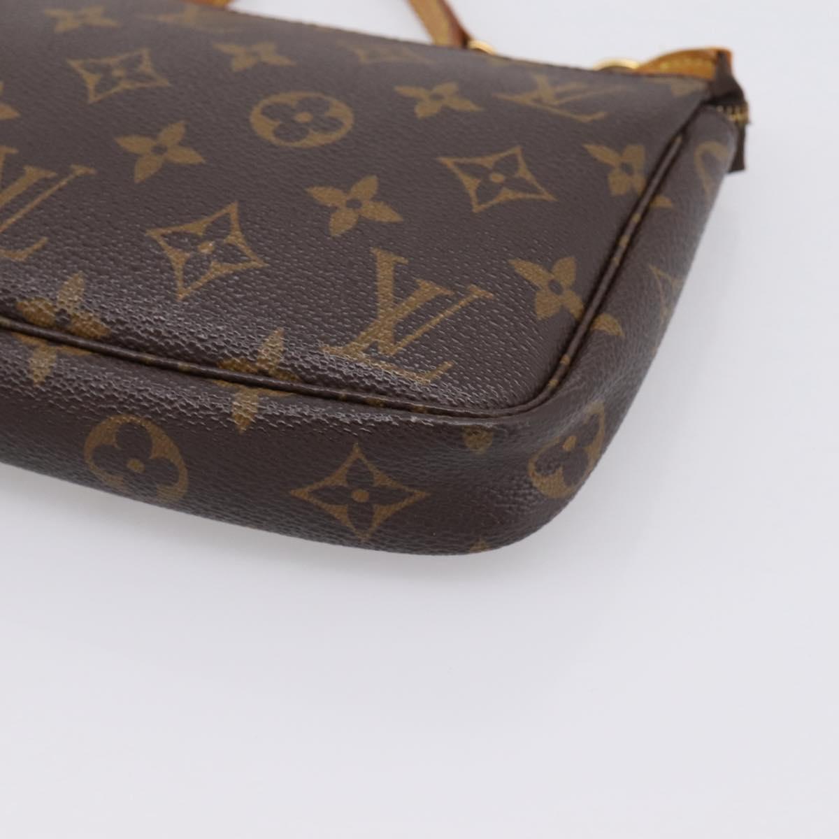 LOUIS VUITTON Monogram Pochette Accessoires Pouch M82766 LV Auth 203898V