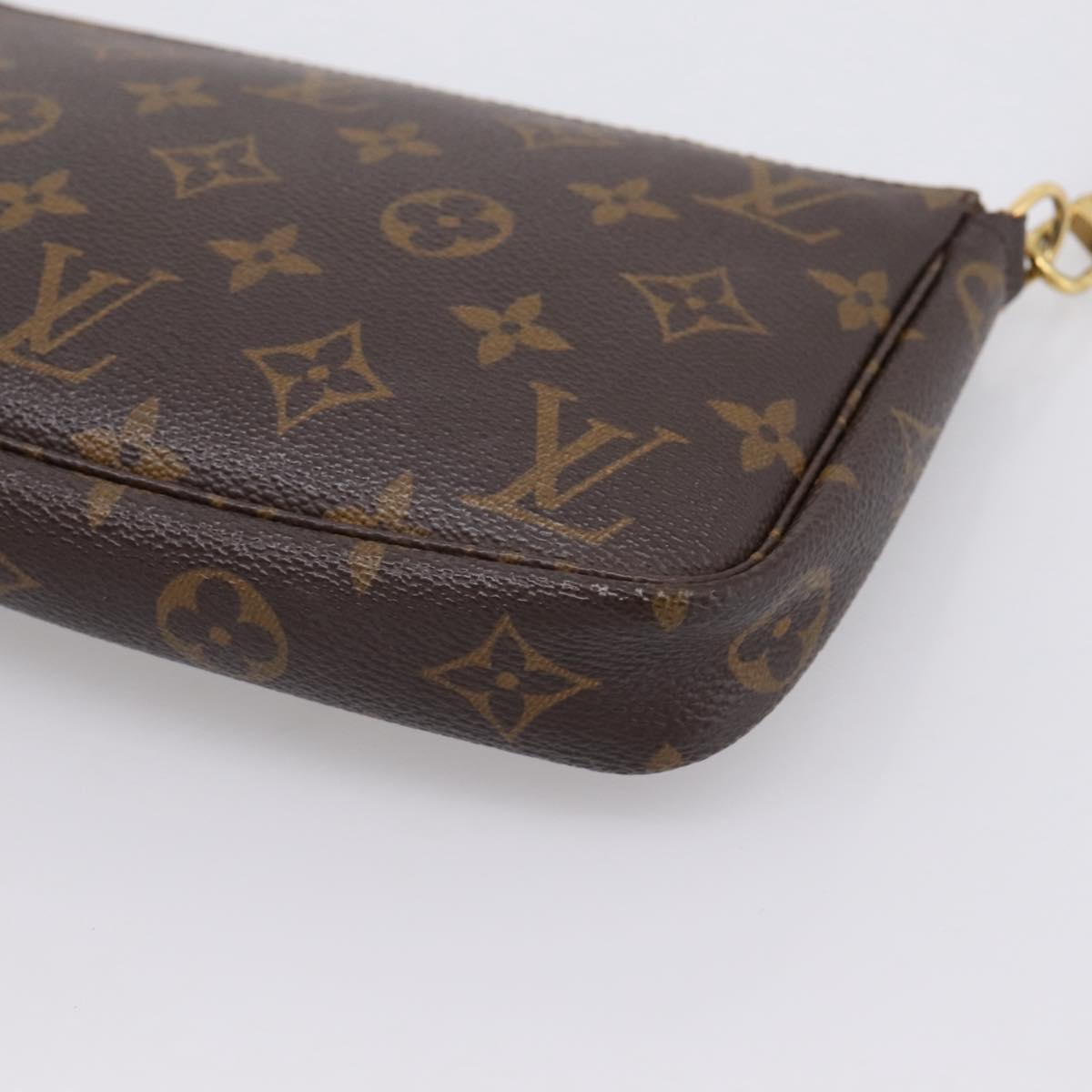 LOUIS VUITTON Monogram Pochette Accessoires Pouch M82766 LV Auth 203898V