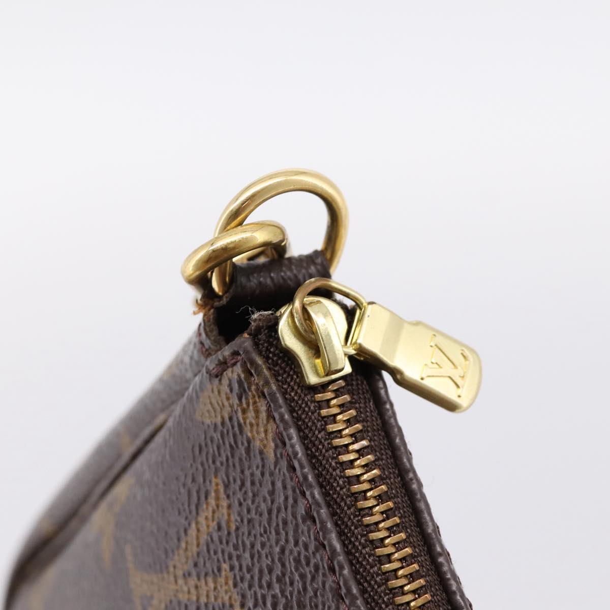 LOUIS VUITTON Monogram Pochette Accessoires Pouch M82766 LV Auth 203898V