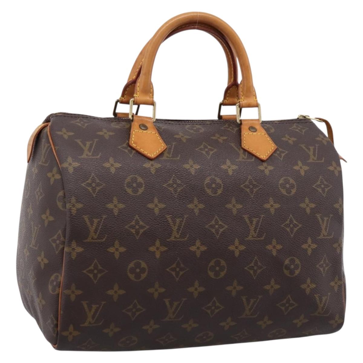 LOUIS VUITTON Monogram Speedy 30 Hand Bag M41526 LV Auth 203899V