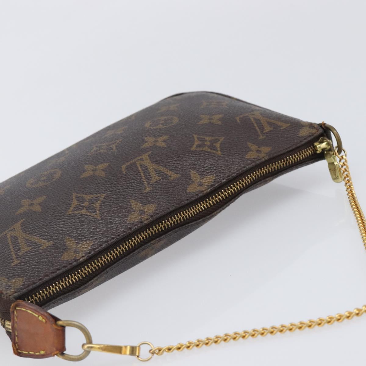 LOUIS VUITTON Monogram Pochette Accessoires Pouch M51980 LV Auth 203901