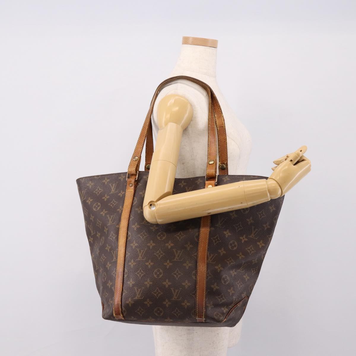 LOUIS VUITTON Monogram Sac Shopping GM Tote Bag M51110 LV Auth 203904