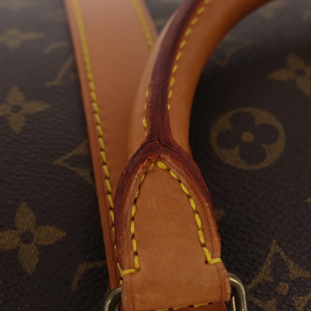 LOUIS VUITTON Monogram Keepall 55 Boston Bag M41424 LV Auth 203905V