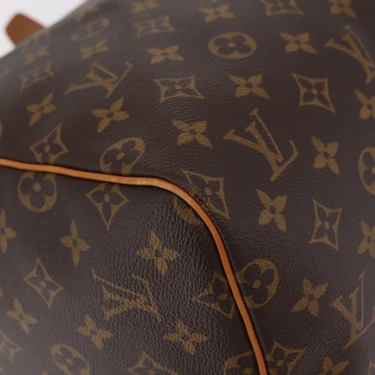 LOUIS VUITTON Monogram Keepall 55 Boston Bag M41424 LV Auth 203905V
