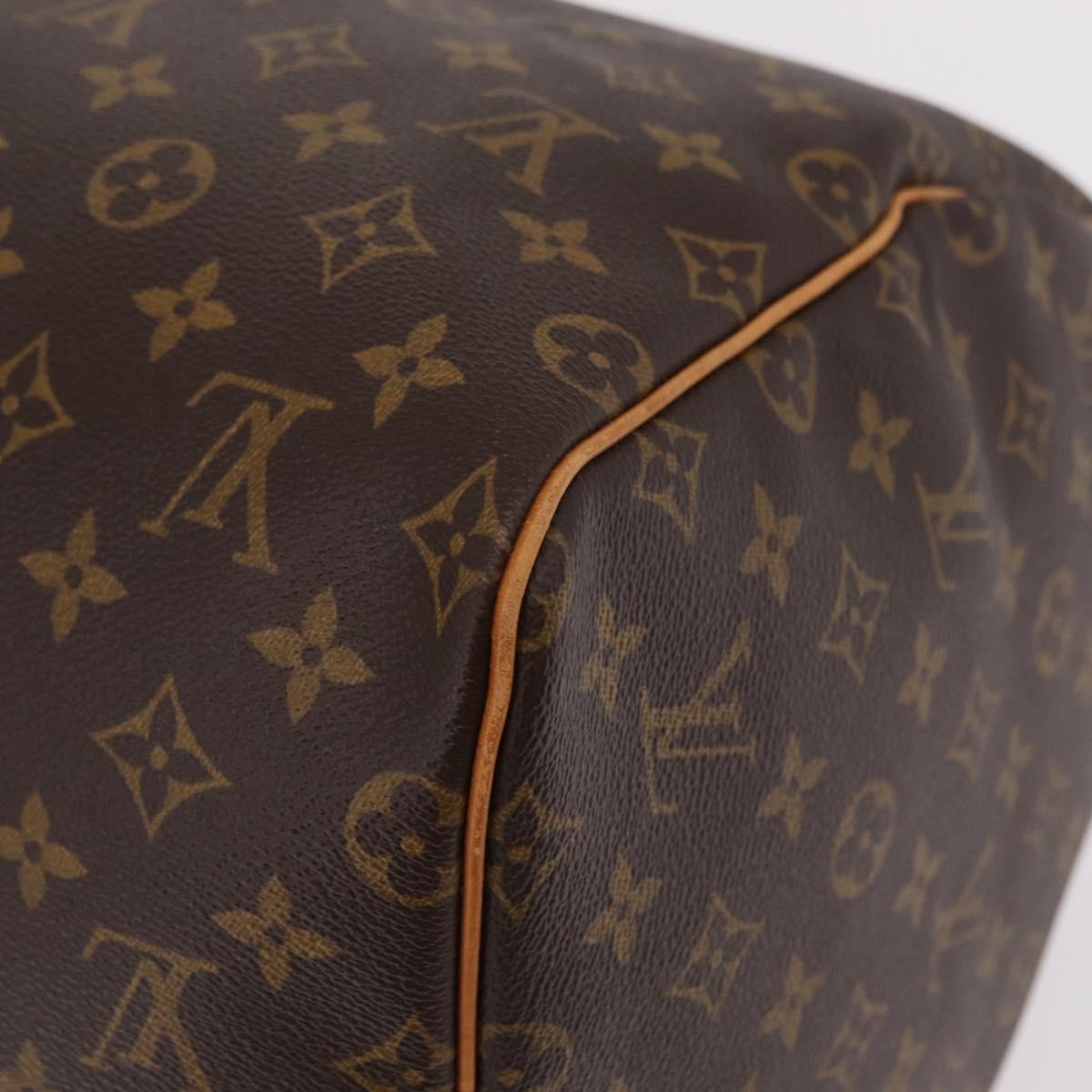 LOUIS VUITTON Monogram Keepall 55 Boston Bag M41424 LV Auth 203905V