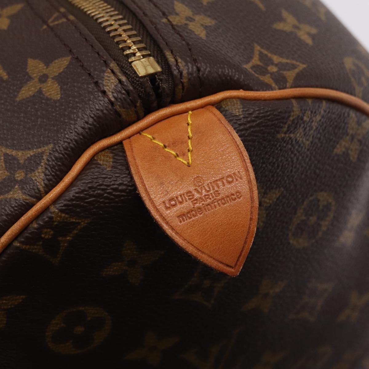 LOUIS VUITTON Monogram Keepall 55 Boston Bag M41424 LV Auth 203905V