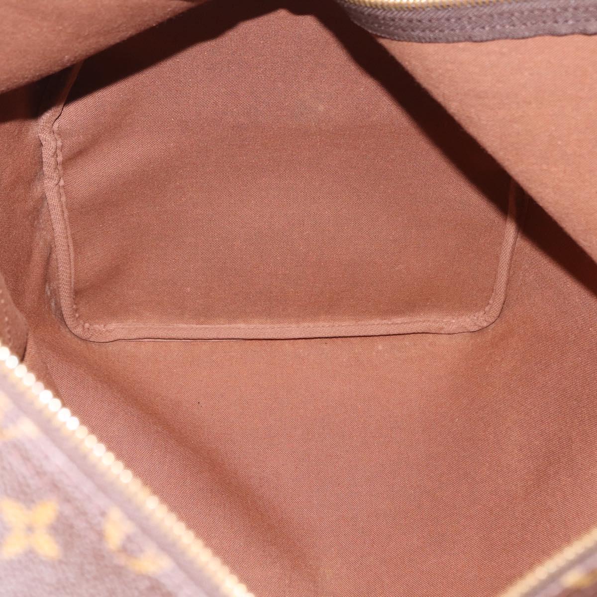 LOUIS VUITTON Monogram Keepall 55 Boston Bag M41424 LV Auth 203905V