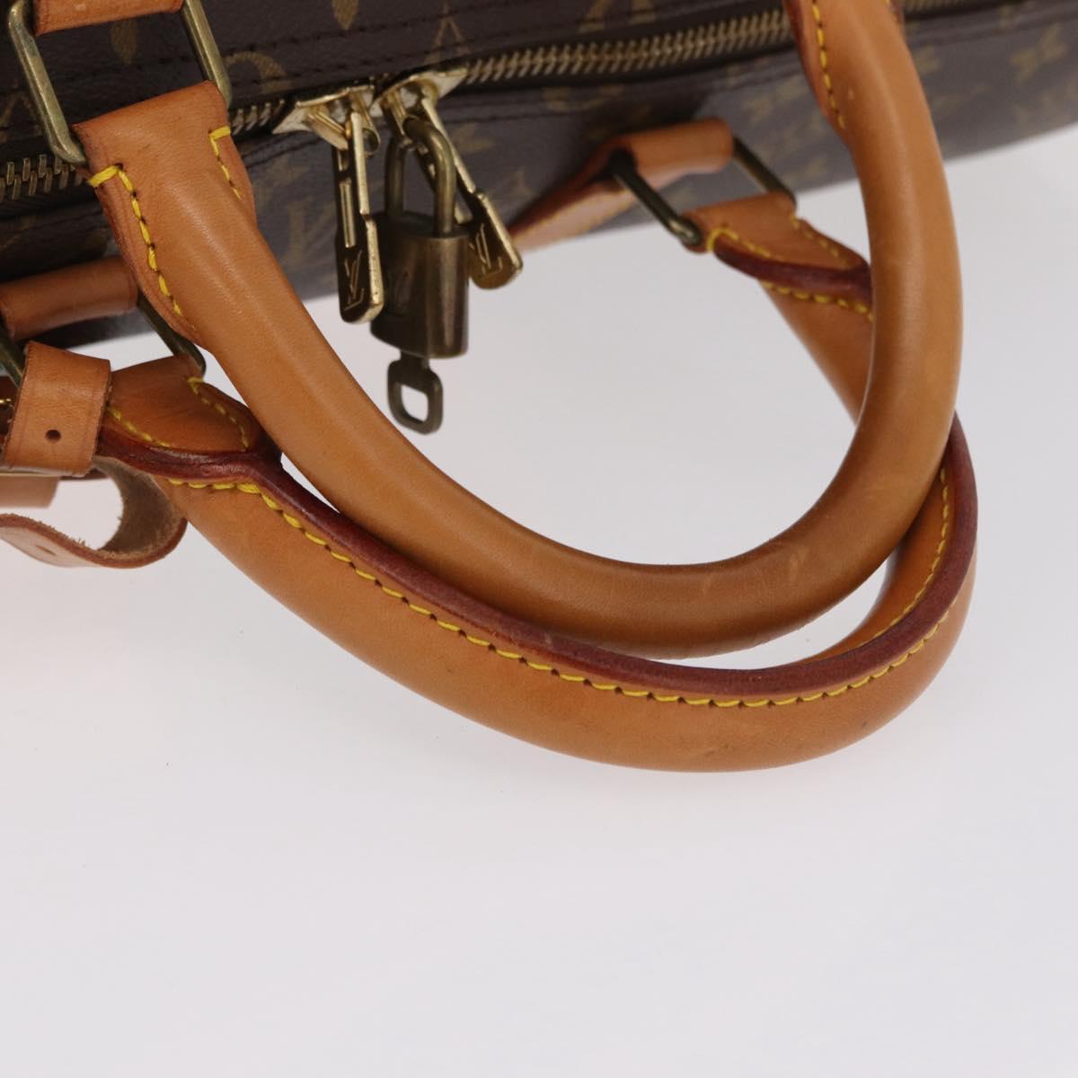 LOUIS VUITTON Monogram Keepall 55 Boston Bag M41424 LV Auth 203905V