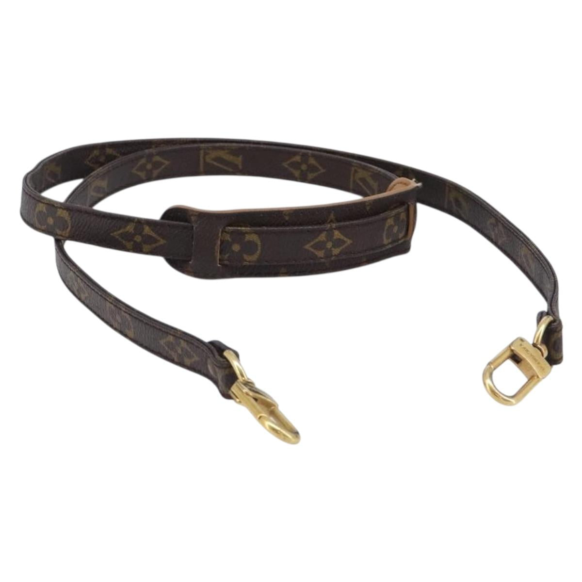 LOUIS VUITTON Monogram Shoulder Strap 47.2"" LV Auth 203916V