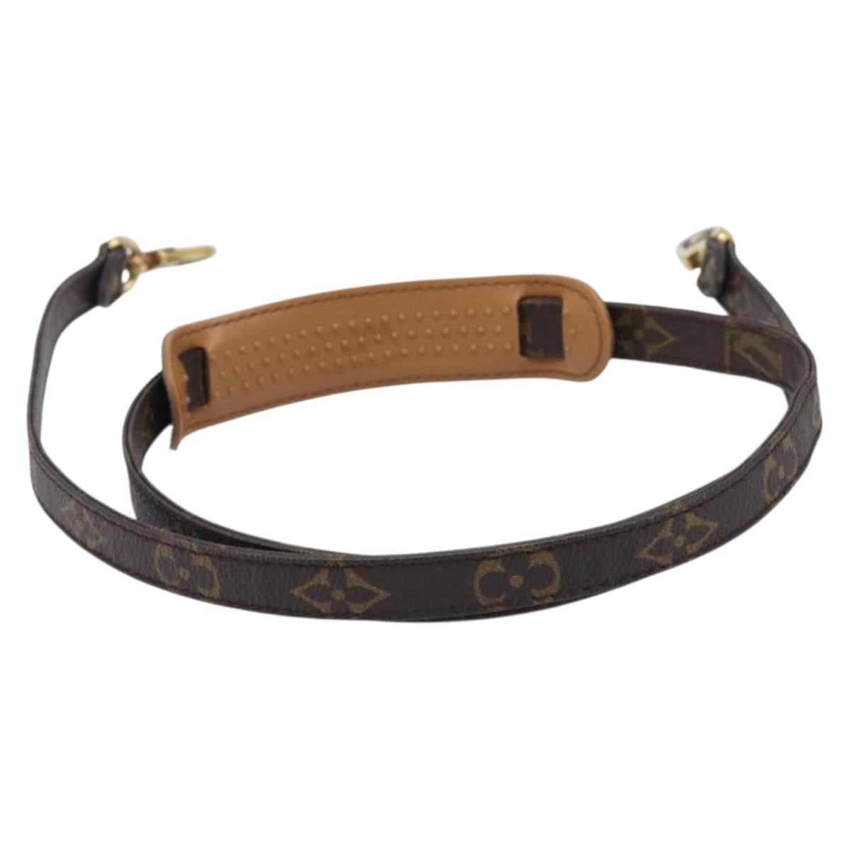 LOUIS VUITTON Monogram Shoulder Strap 47.2"" LV Auth 203916V