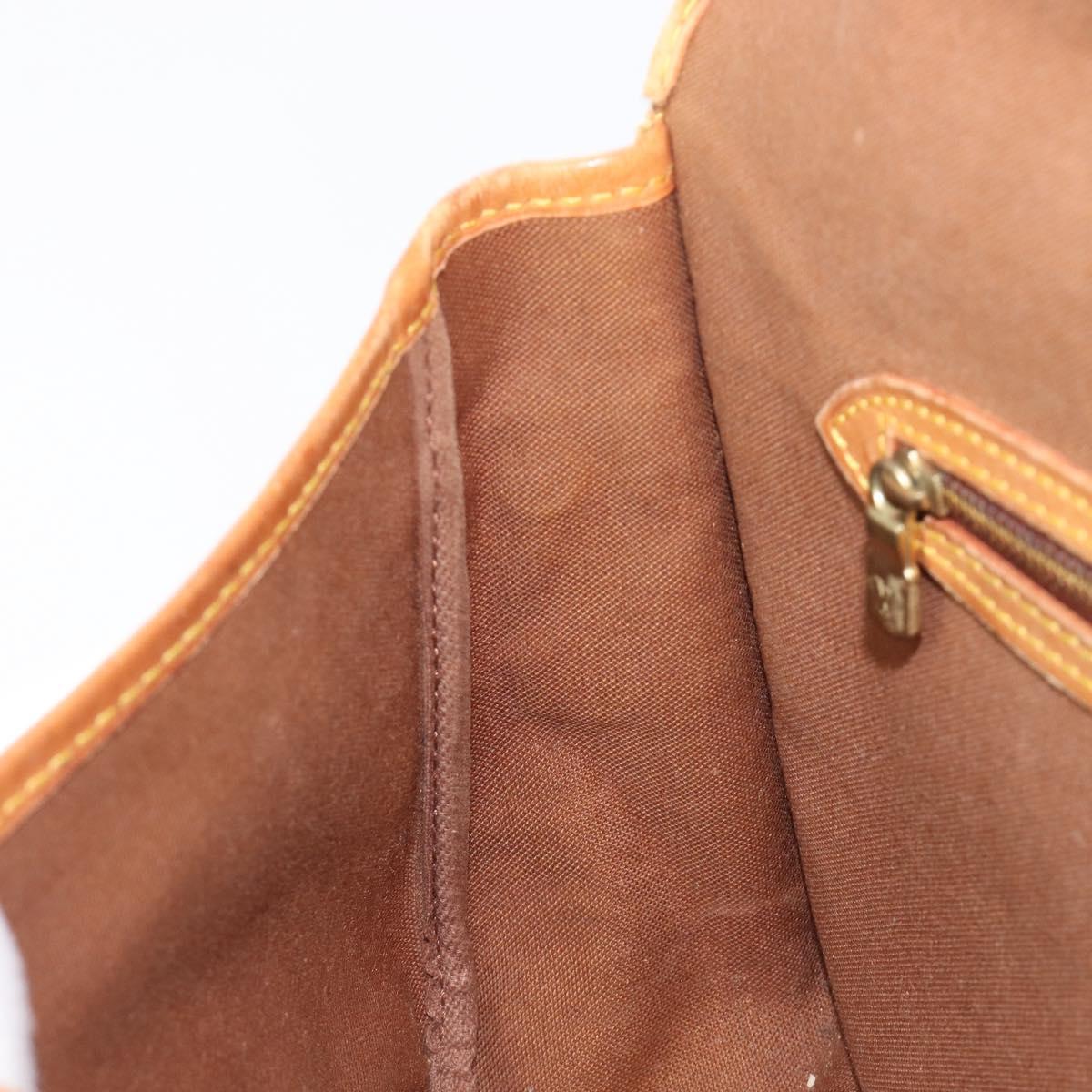 LOUIS VUITTON Monogram Gibeciere MM Shoulder Bag M42247 LV Auth 203922