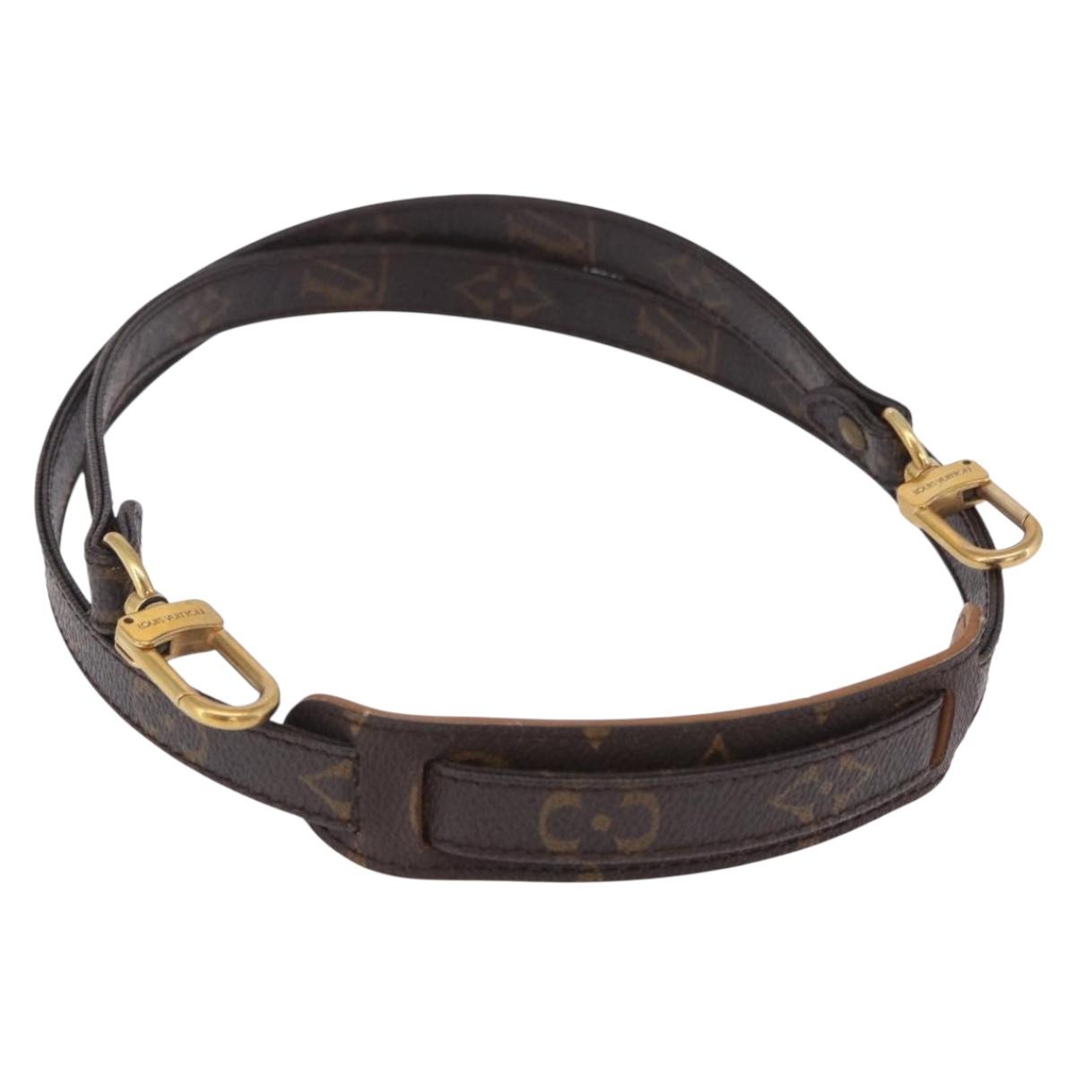 LOUIS VUITTON Monogram Shoulder Strap 39"" LV Auth 204020V