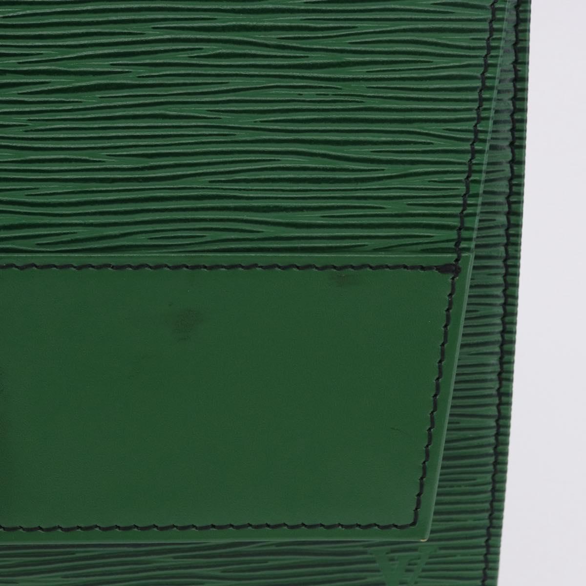 LOUIS VUITTON Epi Jena Clutch Bag Green M52724 LV Auth 204030