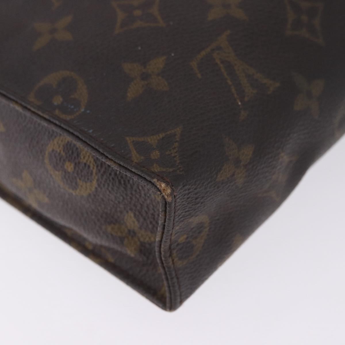 LOUIS VUITTON Monogram Poche Toilette 26 Pouch M47542 LV Auth 204032