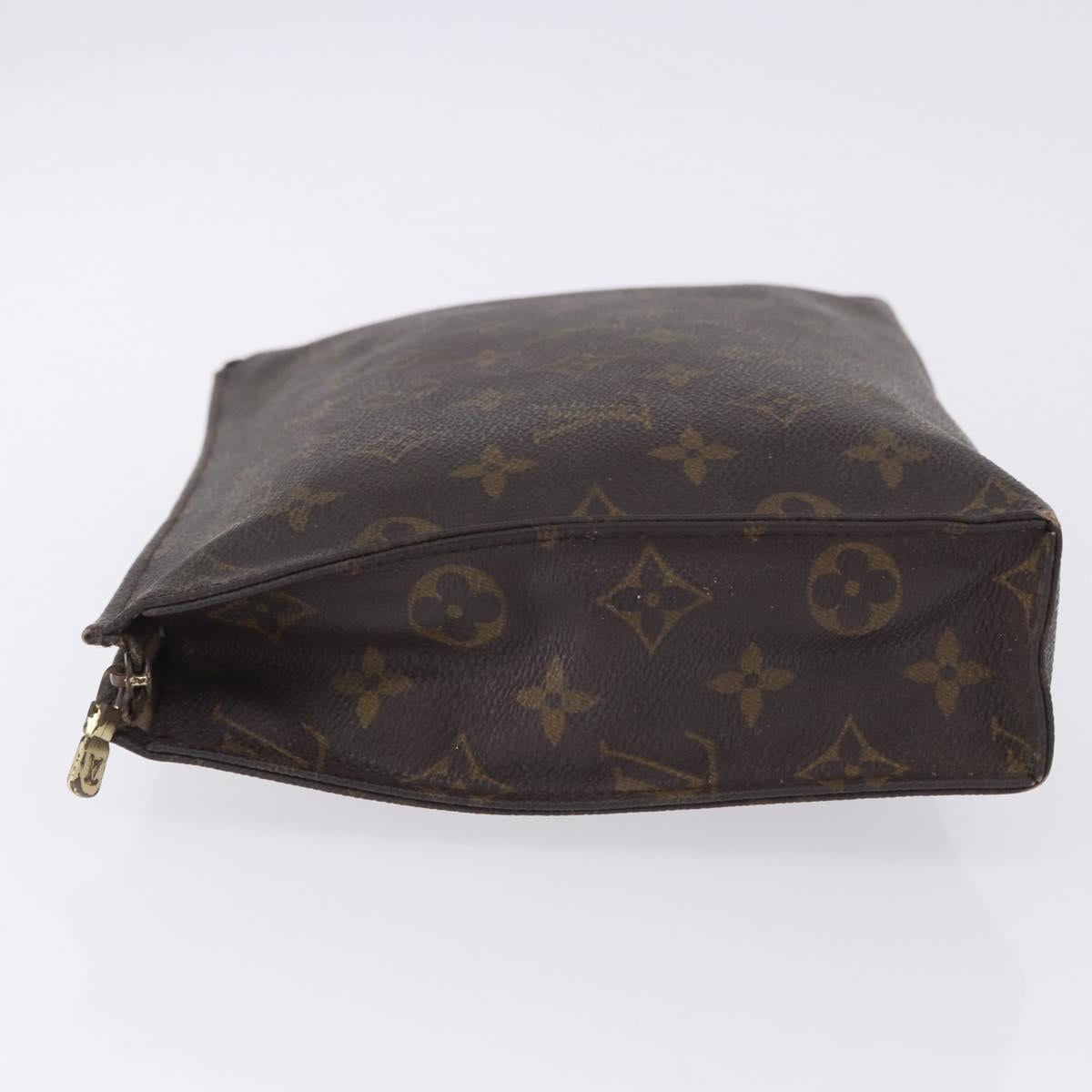 LOUIS VUITTON Monogram Poche Toilette 26 Pouch M47542 LV Auth 204032