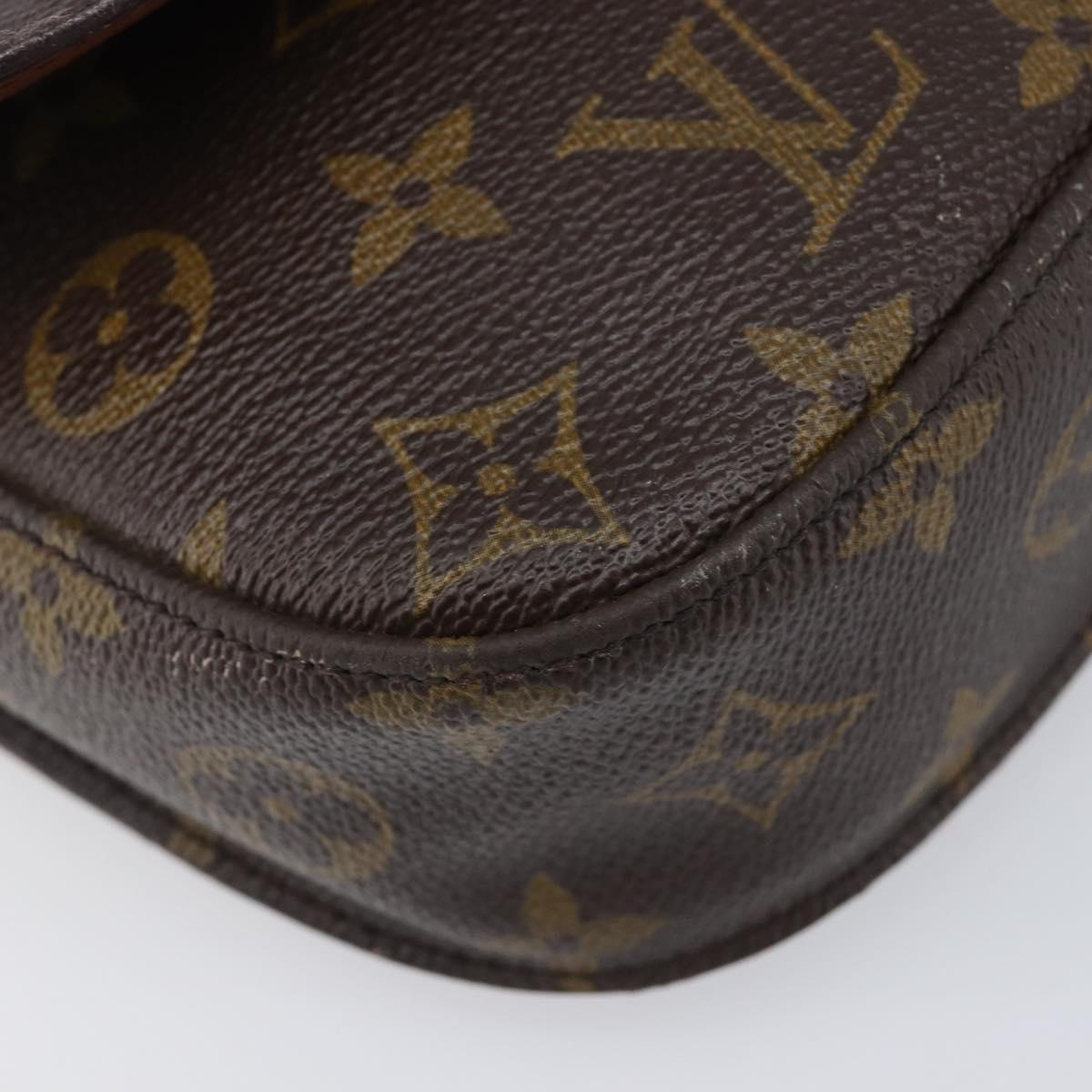 LOUIS VUITTON Monogram Saint Cloud MM Shoulder Bag M51243 LV Auth 204033