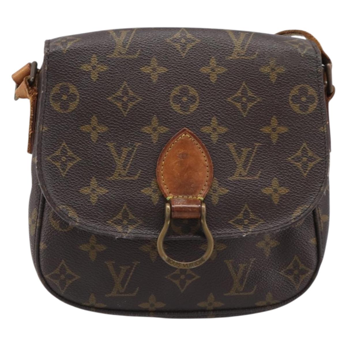 LOUIS VUITTON Monogram Saint Cloud MM Shoulder Bag M51243 LV Auth 204033