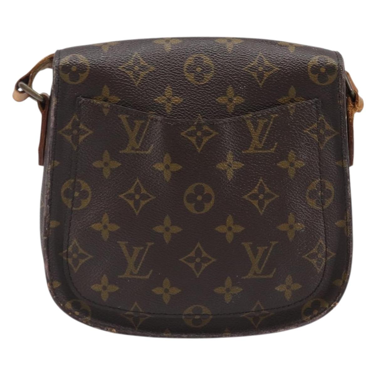 LOUIS VUITTON Monogram Saint Cloud MM Shoulder Bag M51243 LV Auth 204033