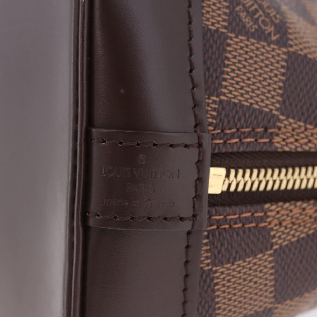 LOUIS VUITTON Damier Ebene Alma PM Hand Bag N53151 LV Auth 204034V