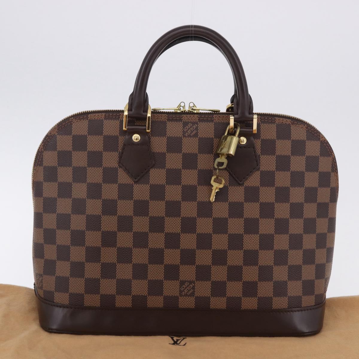 LOUIS VUITTON Damier Ebene Alma PM Hand Bag N53151 LV Auth 204034V