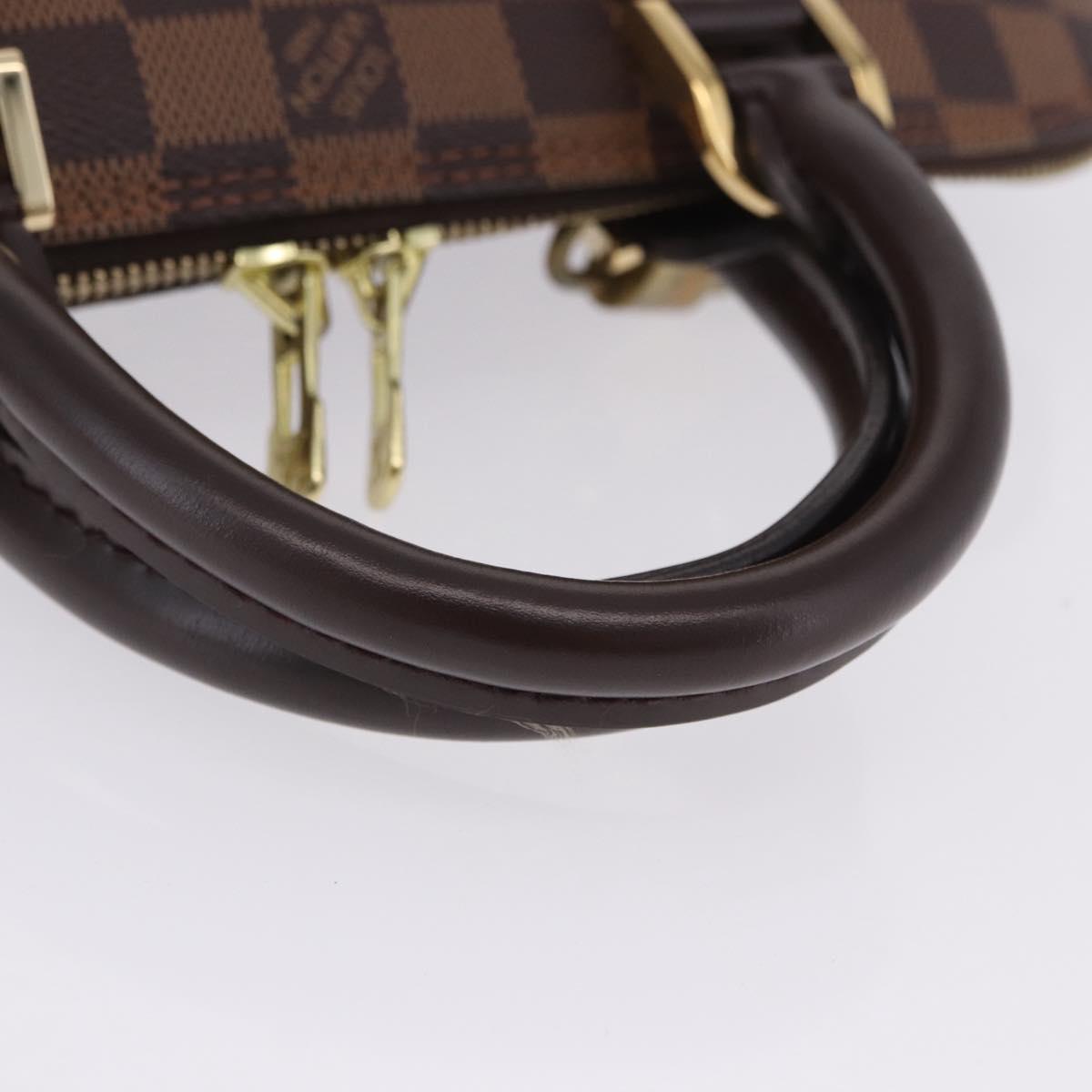LOUIS VUITTON Damier Ebene Alma PM Hand Bag N53151 LV Auth 204034V