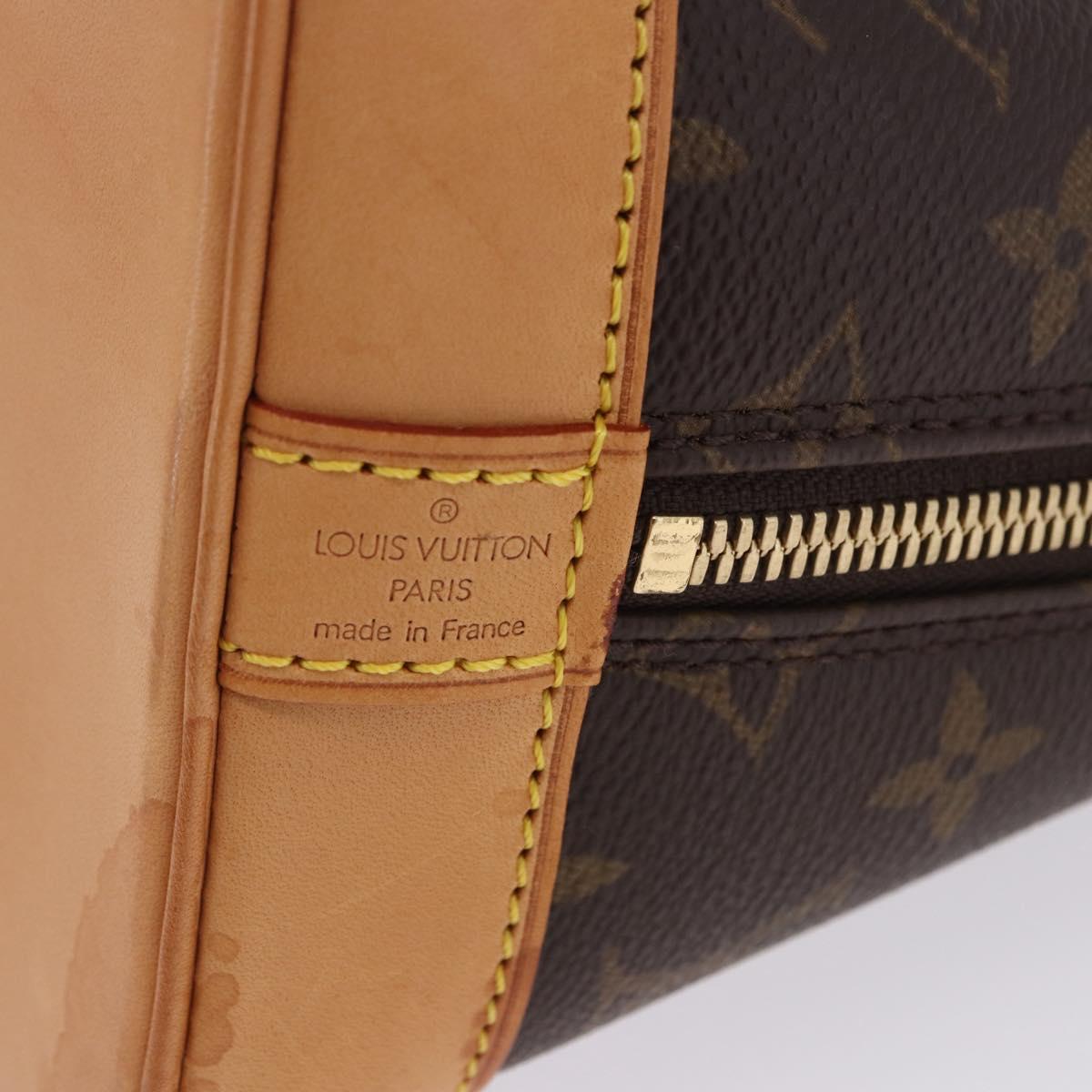 LOUIS VUITTON Monogram Alma Hand Bag M51130 LV Auth 204041V