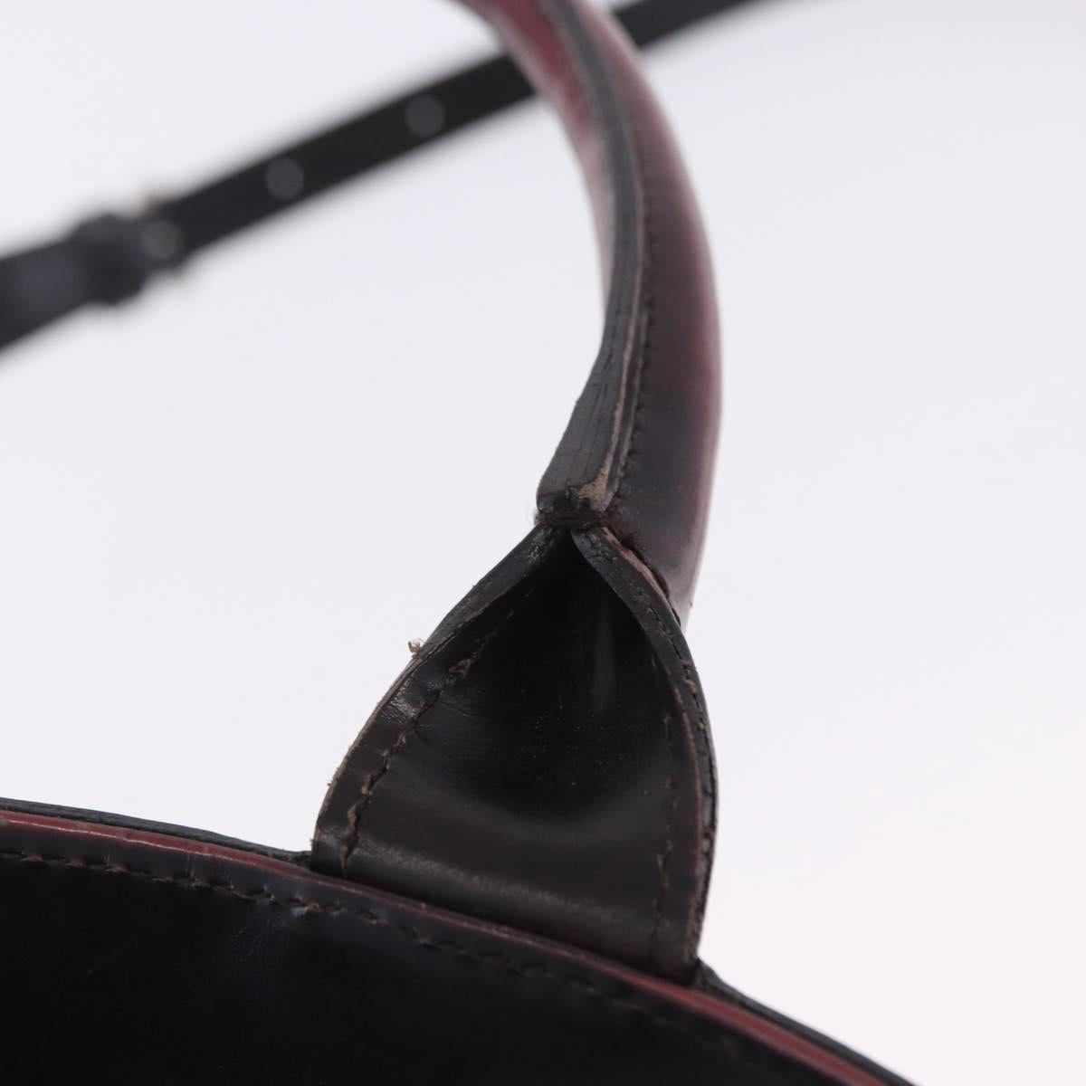 Vivienne Westwood Tote Bag Leather 2way Black Silver Auth 204042