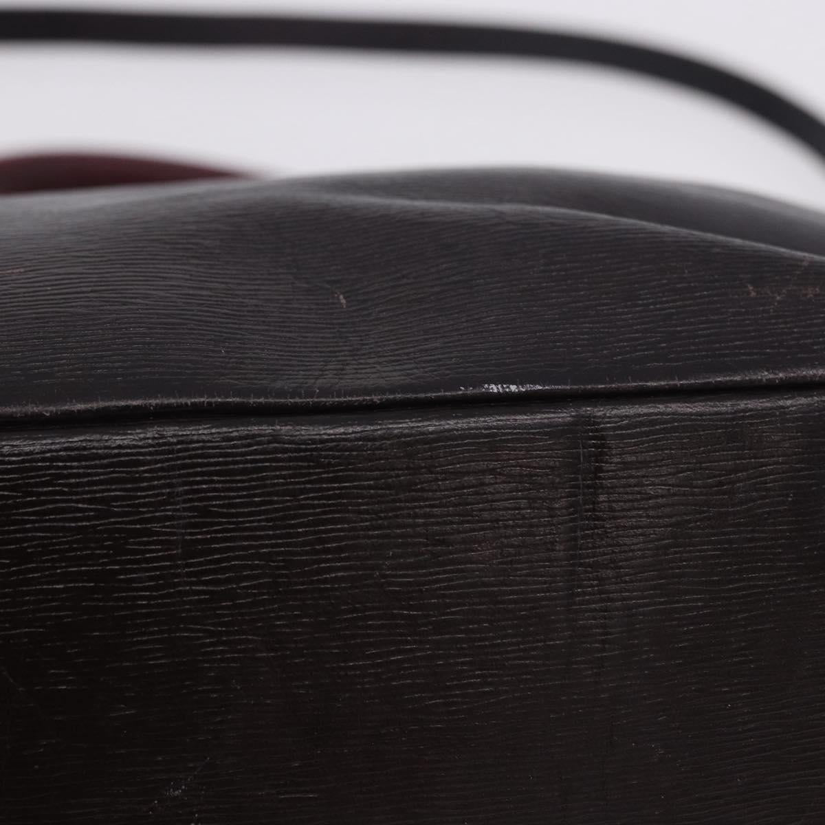 Vivienne Westwood Tote Bag Leather 2way Black Silver Auth 204042