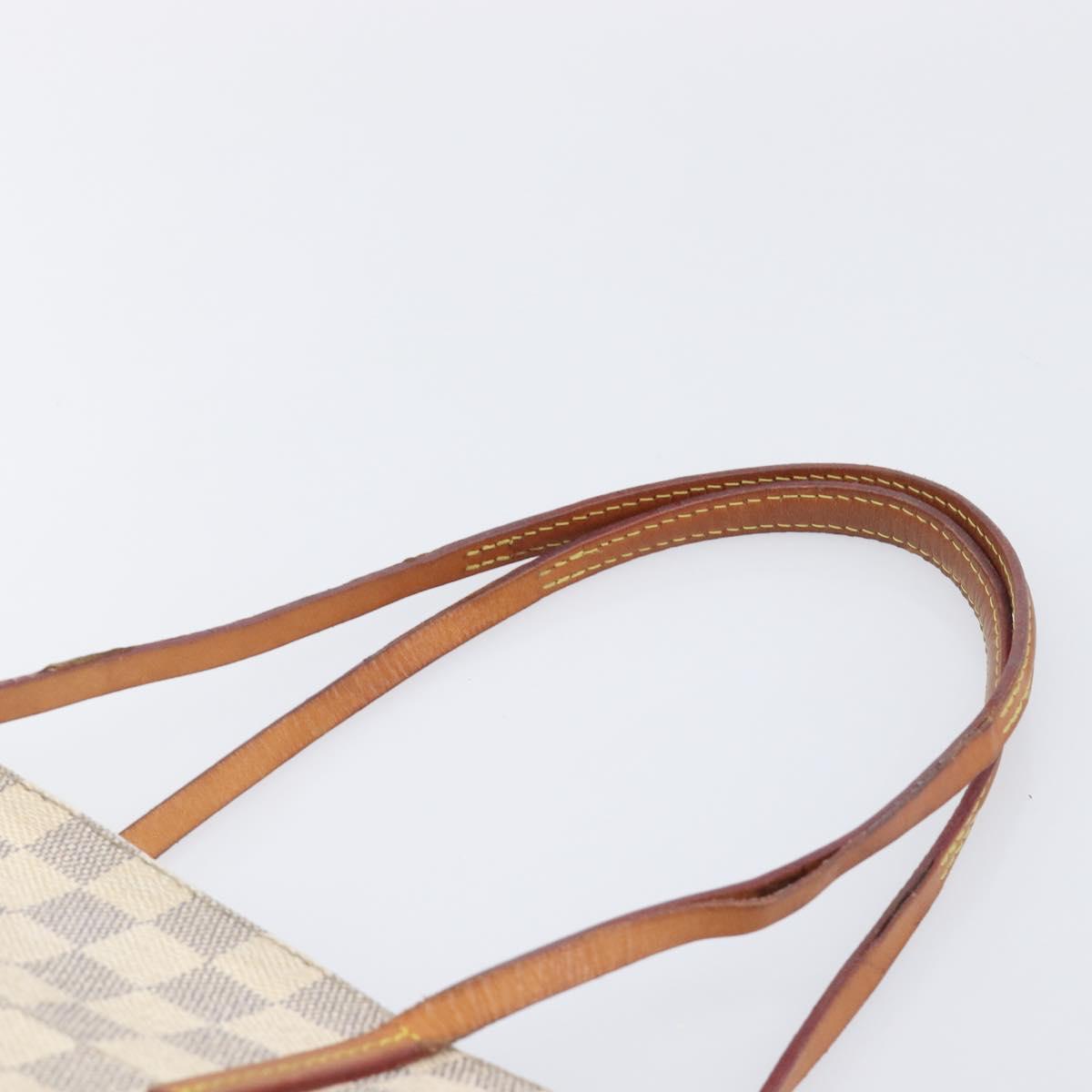 LOUIS VUITTON Damier Azur Cabas MM Shoulder Bag N41375 LV Auth 204051