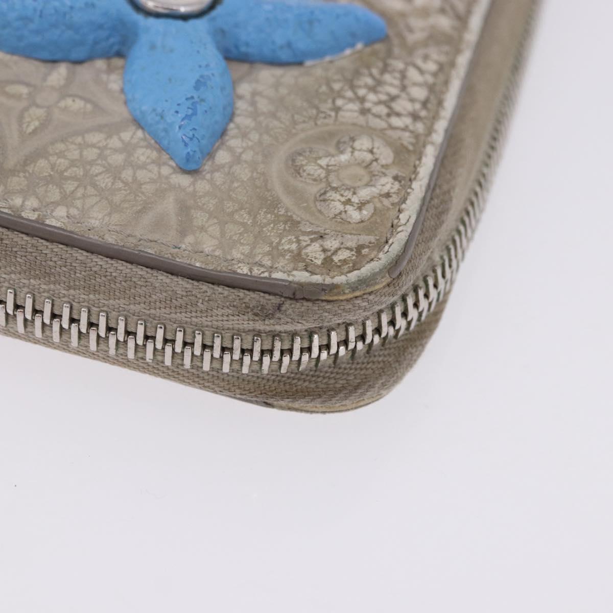 LOUIS VUITTON Taurillon Clemence Climbing Zippy Wallet Vertical Auth 204062