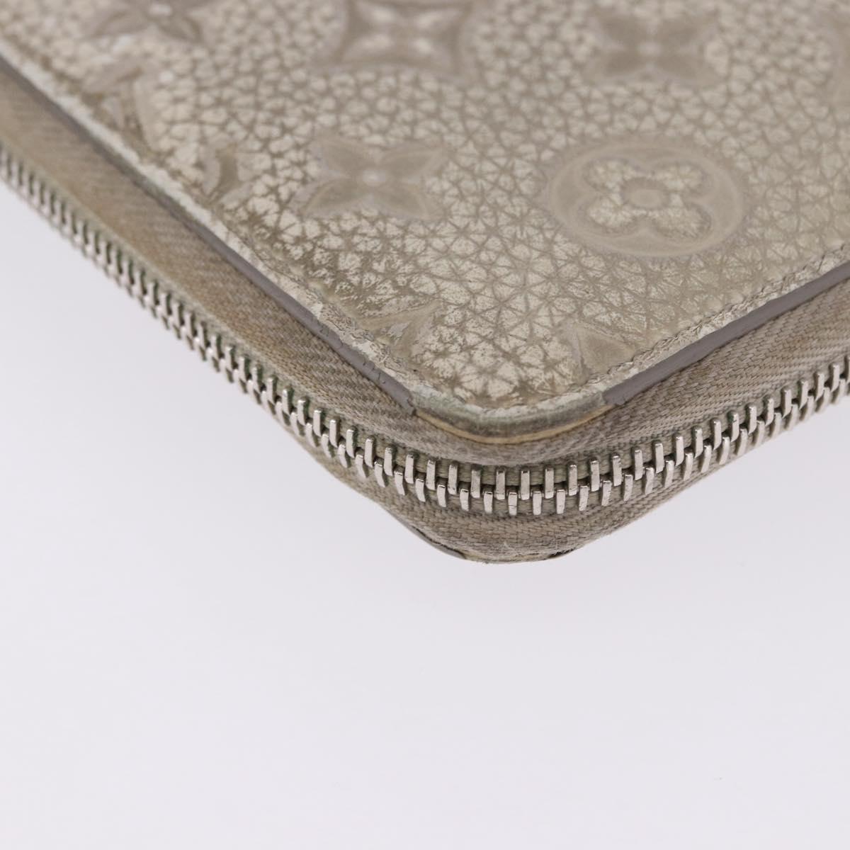 LOUIS VUITTON Taurillon Clemence Climbing Zippy Wallet Vertical Auth 204062