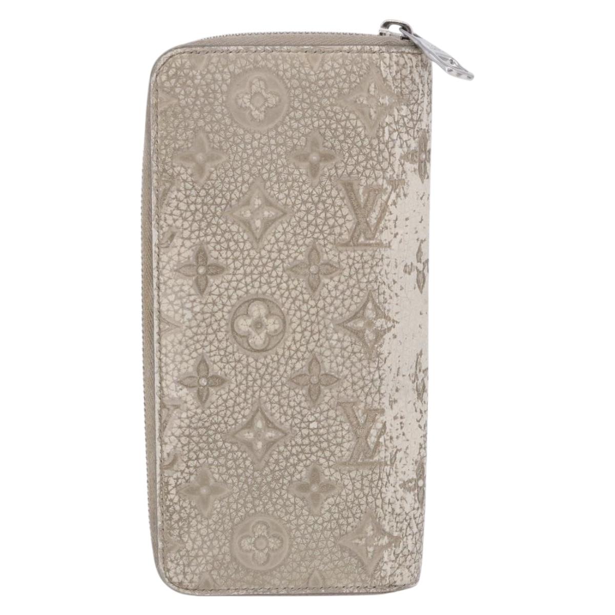 LOUIS VUITTON Taurillon Clemence Climbing Zippy Wallet Vertical Auth 204062