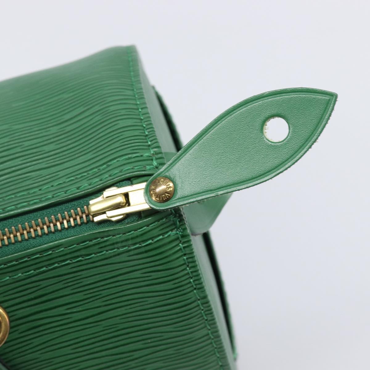 LOUIS VUITTON Epi Speedy 25 Hand Bag Borneo Green M43014 LV Auth 204078V